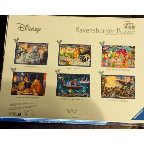 Ravensburger Disney Collector’s Edition: Lion King 1000 Piece Puzzle (sealed box - Picture 6 of 6
